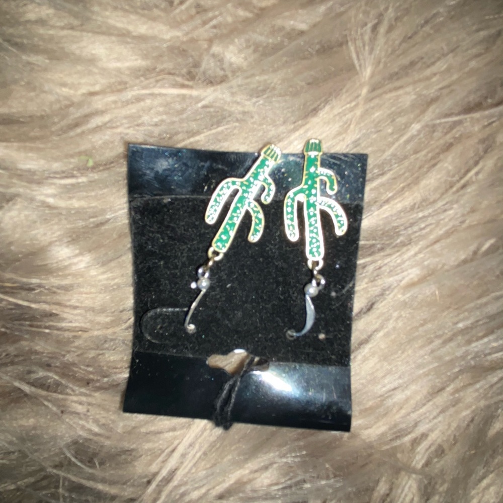 Cactus earrings